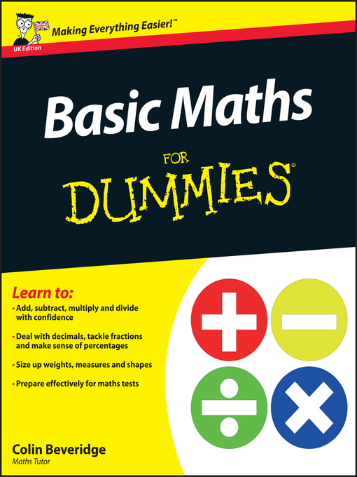 Title details for Basic Maths For Dummies by Colin Beveridge - Available